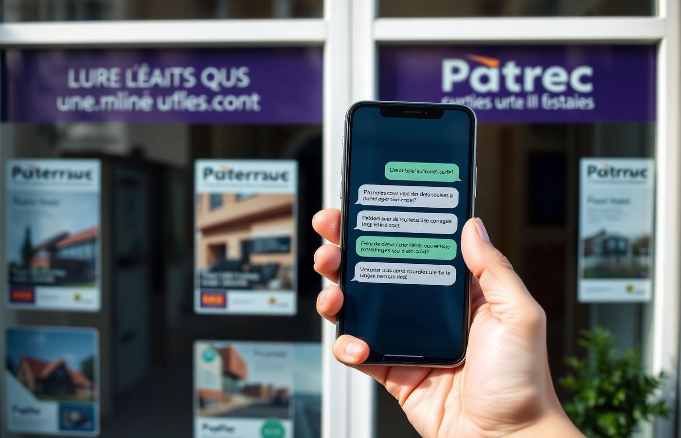 Chatbot IA sur WhatsApp et site web pour agence immobilière